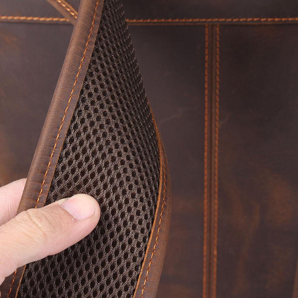 Robert - Retro Leather Travel Backpack