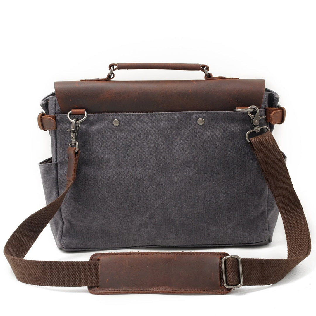 Alexander - Vintage-Style Canvas Crossbody Messenger Bag