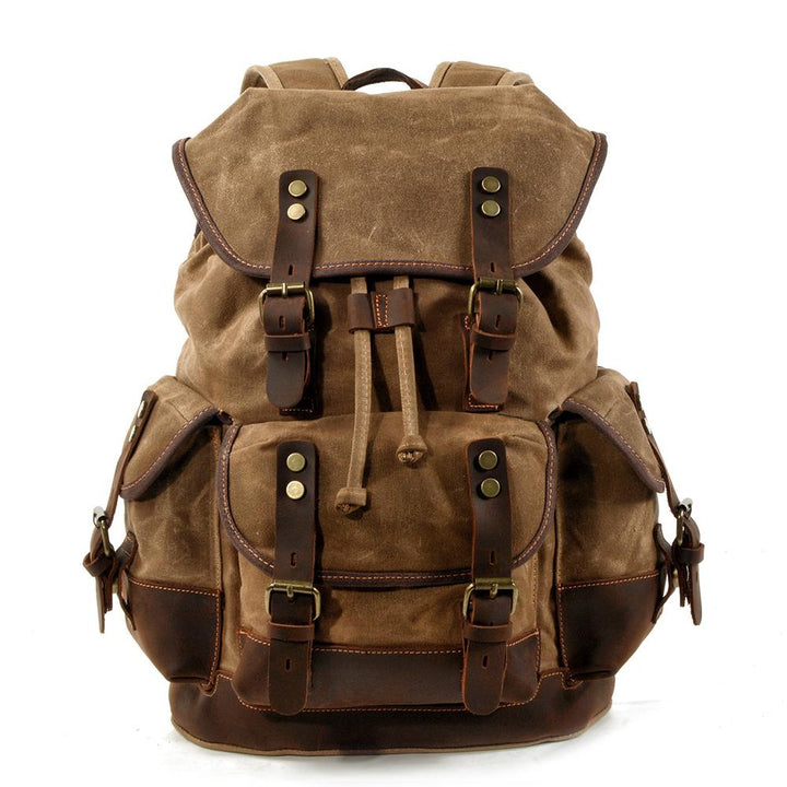 John - Heavy-Duty Canvas Hiking Backpack