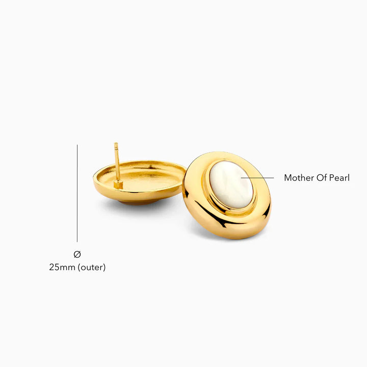Giselle Pearl Earrings | Gold 14k