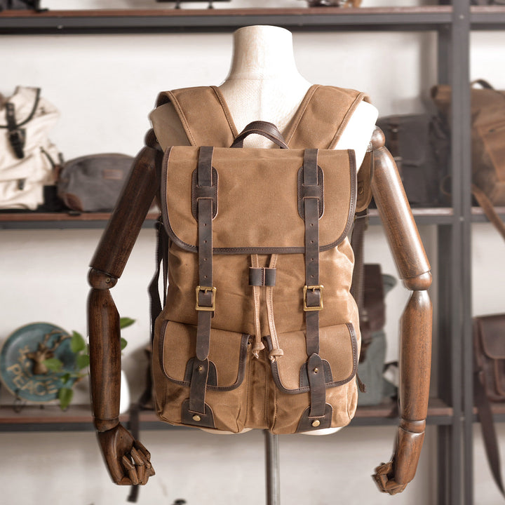 Marcus - Heavy-Duty Canvas Travel Backpack