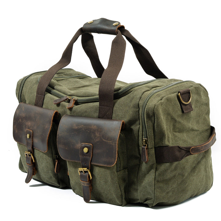 David - Mens Canvas Leather Duffle Bags